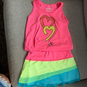 Lucky in Love size 10/12 tennis outfit